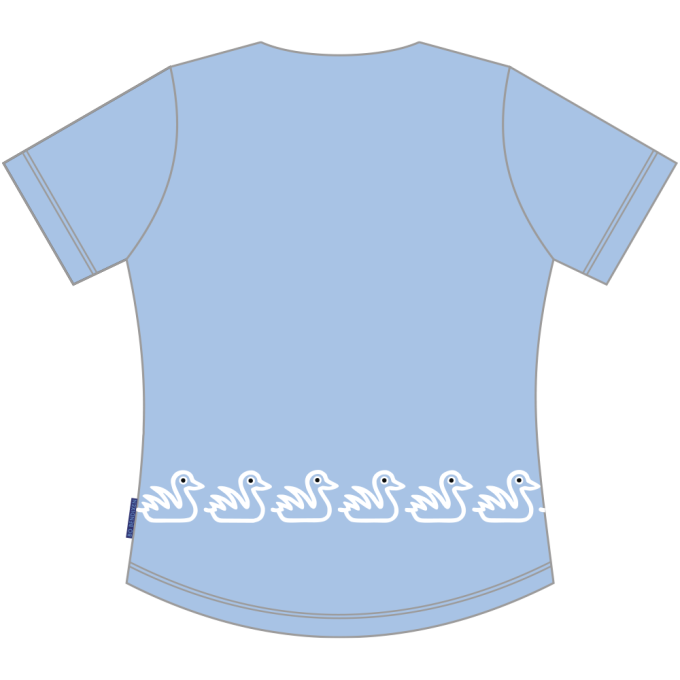 T-SHIRT SLIM FIT SVANE LYSEBL