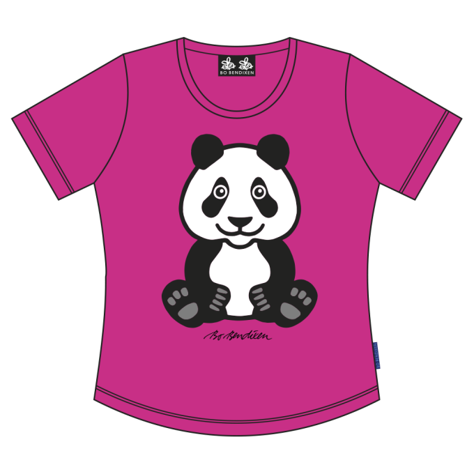 T-SHIRT SLIM FIT PANDA LYSERD