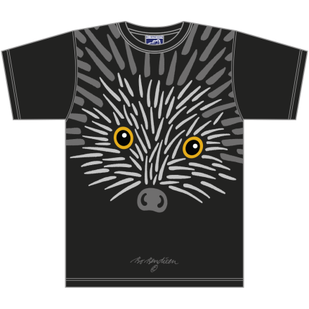 T-SHIRT HEDGEHOG BLACK