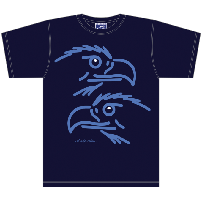T-SHIRT VOKSEN RNE NAVY