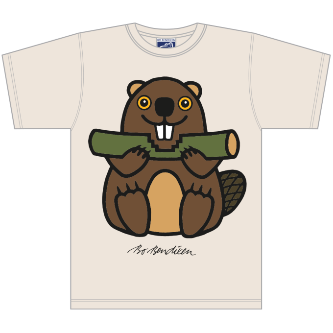 T-SHIRT ADULT BEAVER BEIGE