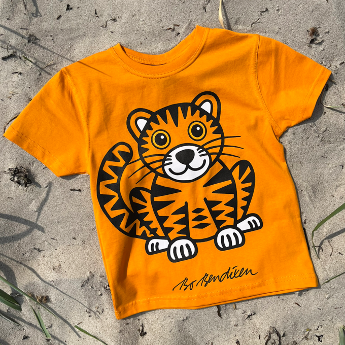 T-SHIRT KIDS TIGER ORANGE