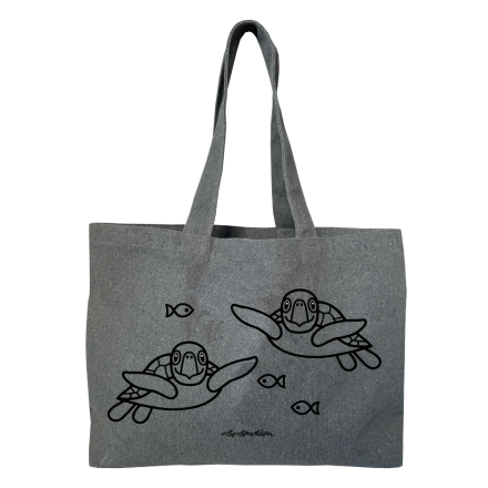 SHOPPER SEA TURTLE GREY