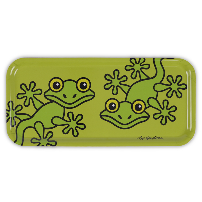 SERVING TRAY GECKO 15X32 CM