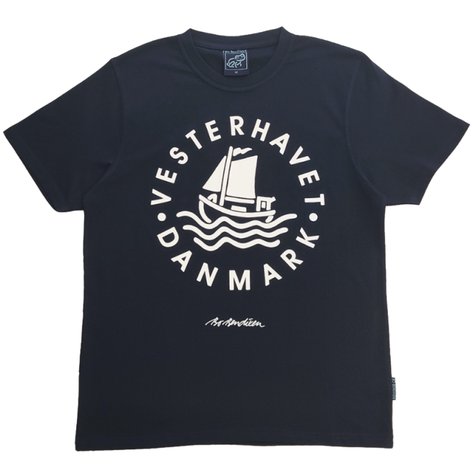 T-SHIRT VOKSEN VESTERHAVET NAVY