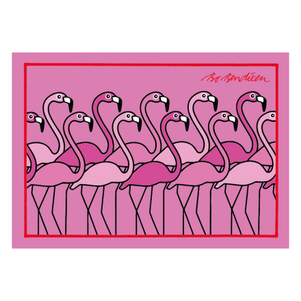 KORT FLAMINGO PINK