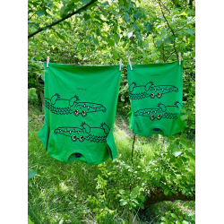 T-SHIRT ADULT CROCODILE GREEN