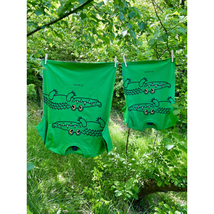 T-SHIRT ADULT CROCODILE GREEN