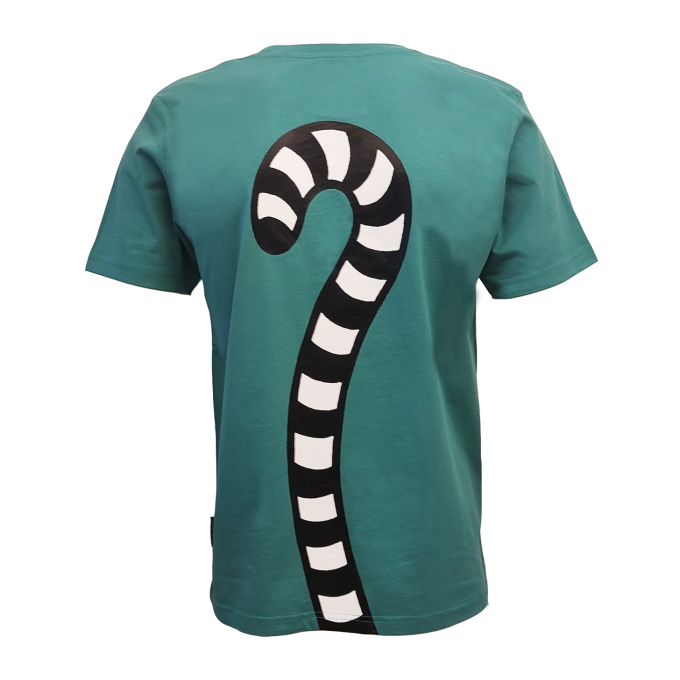 T-SHIRT ADULT LEMUR TURQUOISE