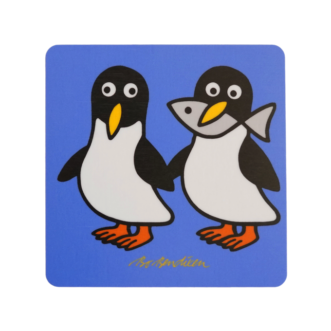 COASTER PINGVIN 9X9 CM