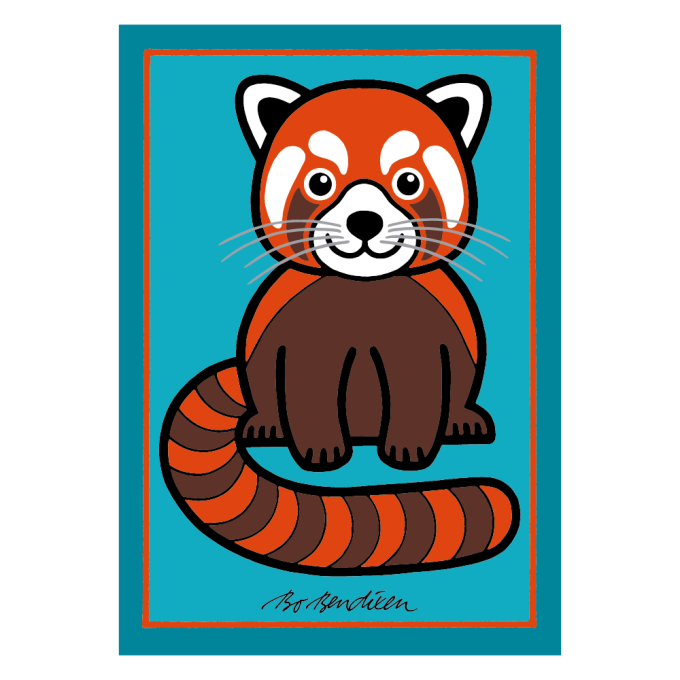 POSTKORT RD PANDA