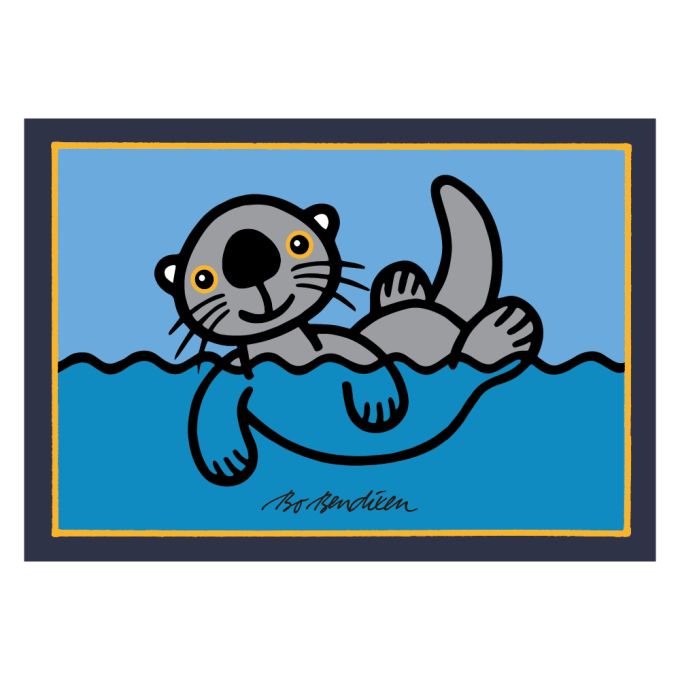 POSTCARD SEA OTTER
