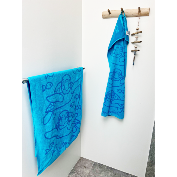 HNDKLDE HAVSKILDPADDE TURKIS 50 X 100 