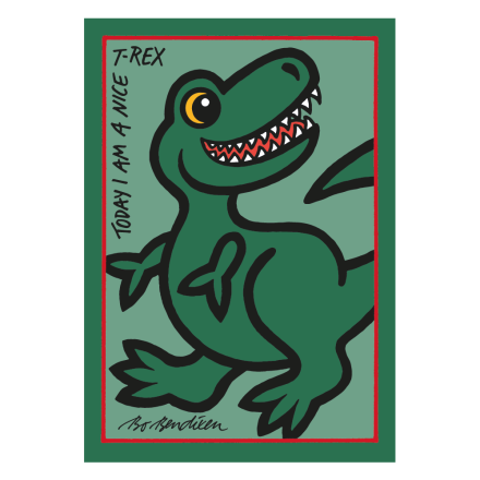 POSTKORT T-REX 