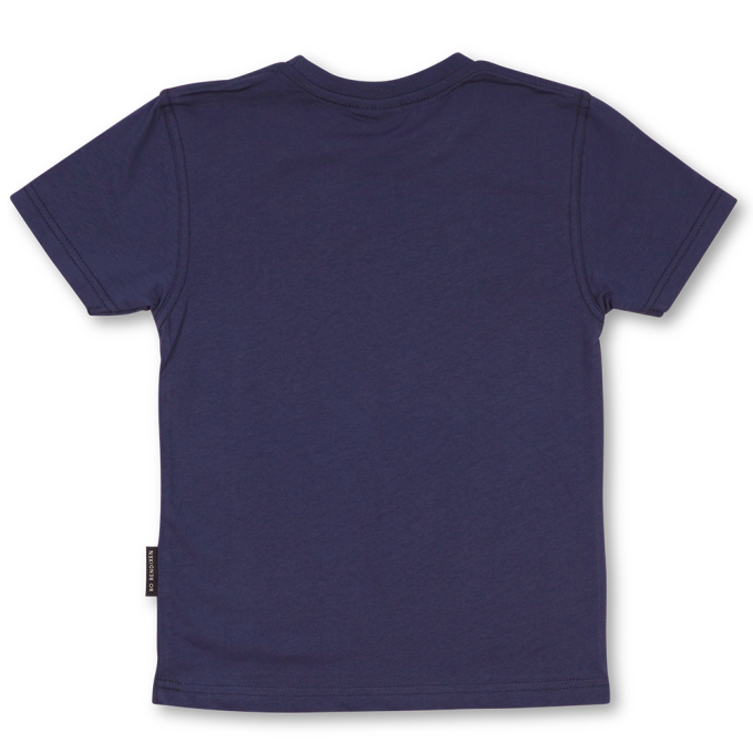 T-SHIRT KIDS VIKING SHIP NAVY