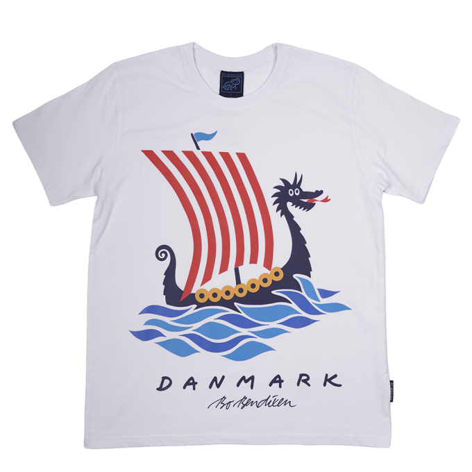 T-SHIRT ADULT DRAGONSHIP WHITE 