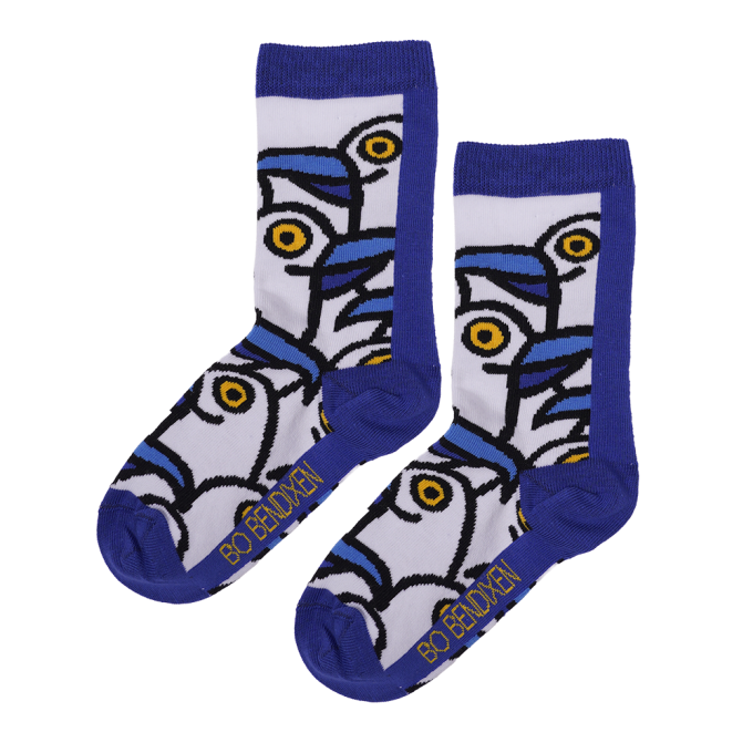 SOCKS FUNNY SEAGULLS WHITE 