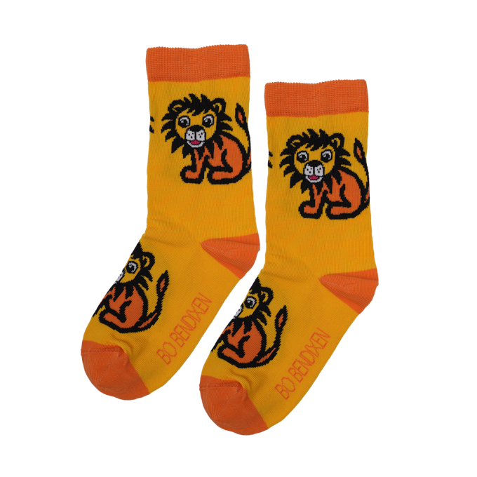 SOCKS LION YELLOW