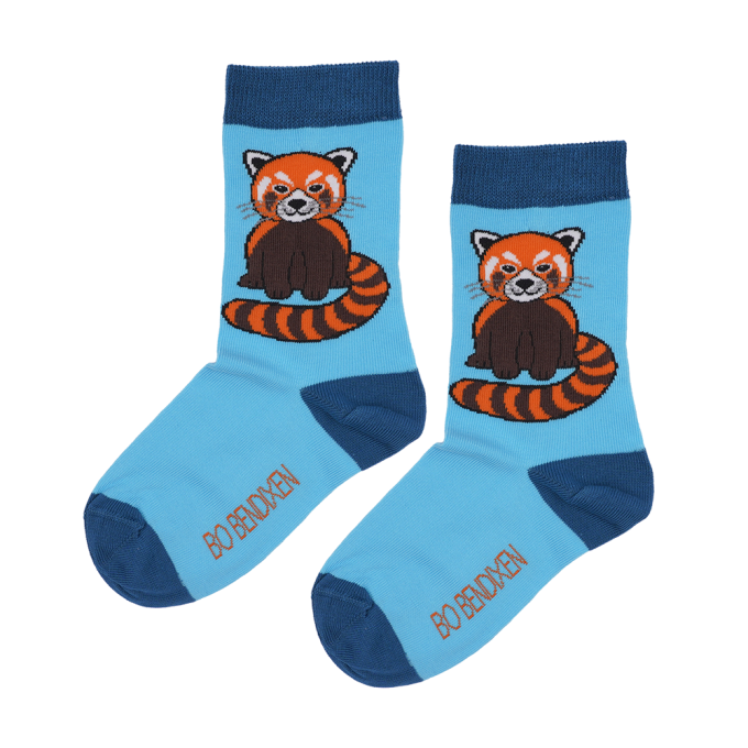 SOCKS RED PANDA BLUE