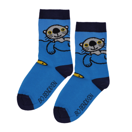 SOCKS SEA OTTER BLUE