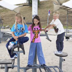 T-SHIRT KIDS SEA OTTER BLUE