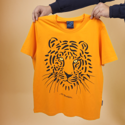 T-SHIRT ADULT TIGER ORANGE