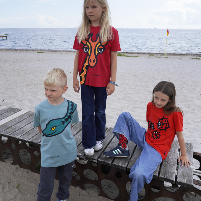 T-SHIRT BRN GIRAF RD