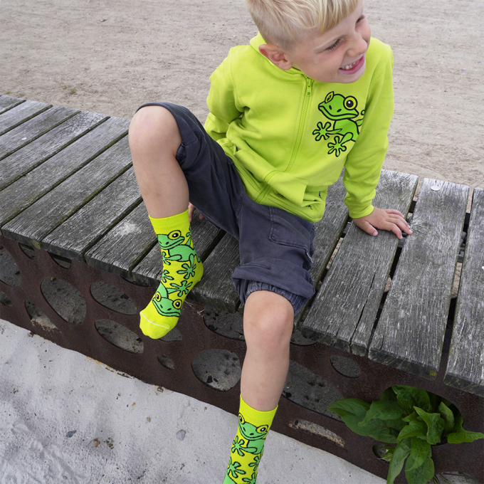 SOCKS GECKO LIME