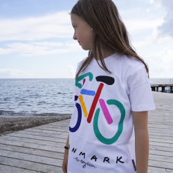T-SHIRT KIDS BIKE WHITE