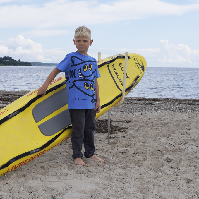 T-SHIRT BRN SJOVE HAJER LYSEBL