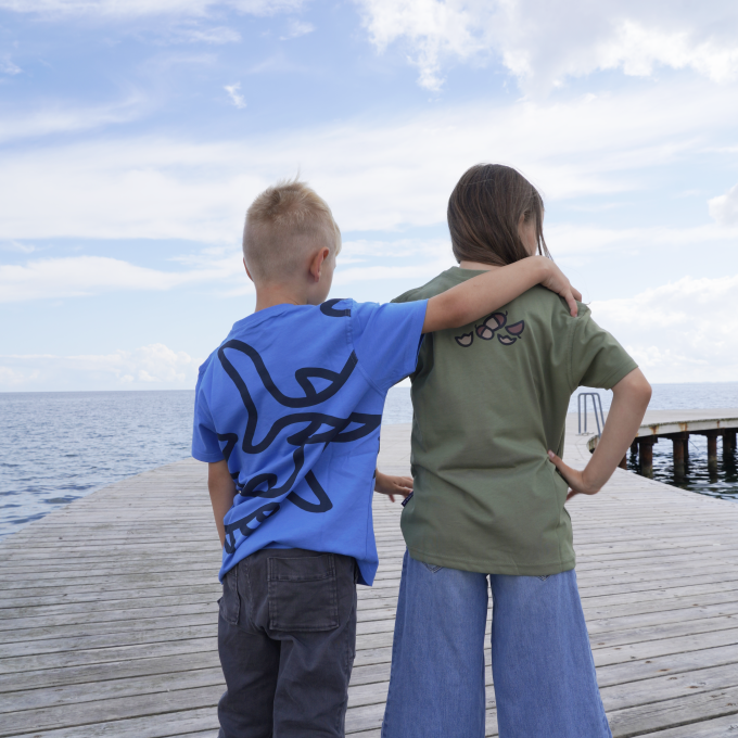 T-SHIRT BRN SJOVE HAJER LYSEBL