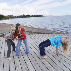 T-SHIRT KIDS SEAL TURQUOISE