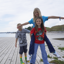 T-SHIRT KIDS SEA TURTLE RED