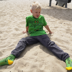 SOCKS CROCODILE GREEN 