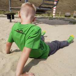 T-SHIRT KIDS CROCODILE GREEN