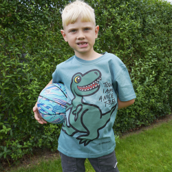 T-SHIRT VOKSEN T-REX GRN