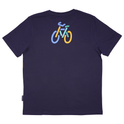 T-SHIRT ADULT BIKE NAVY
