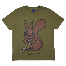 T-SHIRT ADULT SQUIRREL ARMY