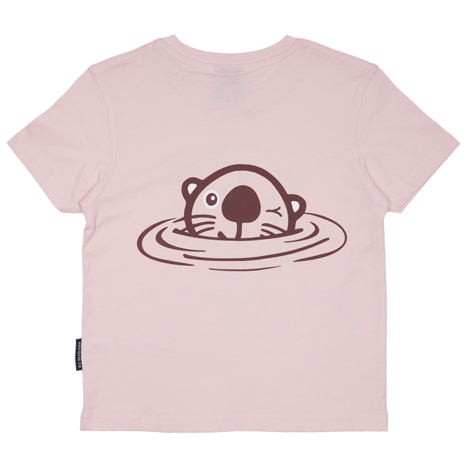 T-SHIRT B�RN HAVODDER MED BABY PINK