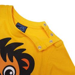T-SHIRT LONG SLEEVED BABY LION YELLOW