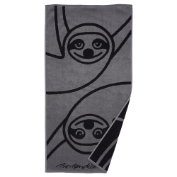 TOWEL LAZY GUY GREY 100x150