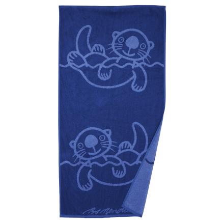 TOWEL SEA OTTER BLUE 70 X 140