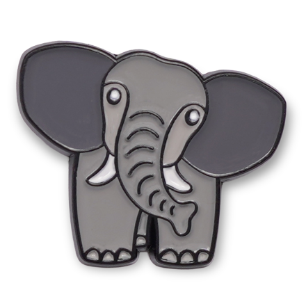 PIN BADGE ELEPHANT