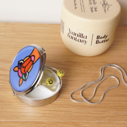 SMALL METAL BOX - CAMEL