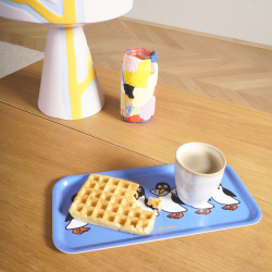 SERVING TRAY PENGUIN 15X32 CM