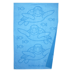 TOWEL SEA TURTLE TURQUOISE 100 X 150