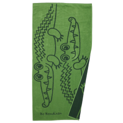 TOWEL CROCODILE GREEN 70 X 140
