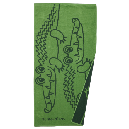 TOWEL CROCODILE GREEN 50 X 100