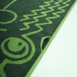 TOWEL CROCODILE GREEN 50 X 100