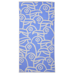 H�NDKL�DE SJOVE M�GER CREME/LYSEBL� 70 X 140